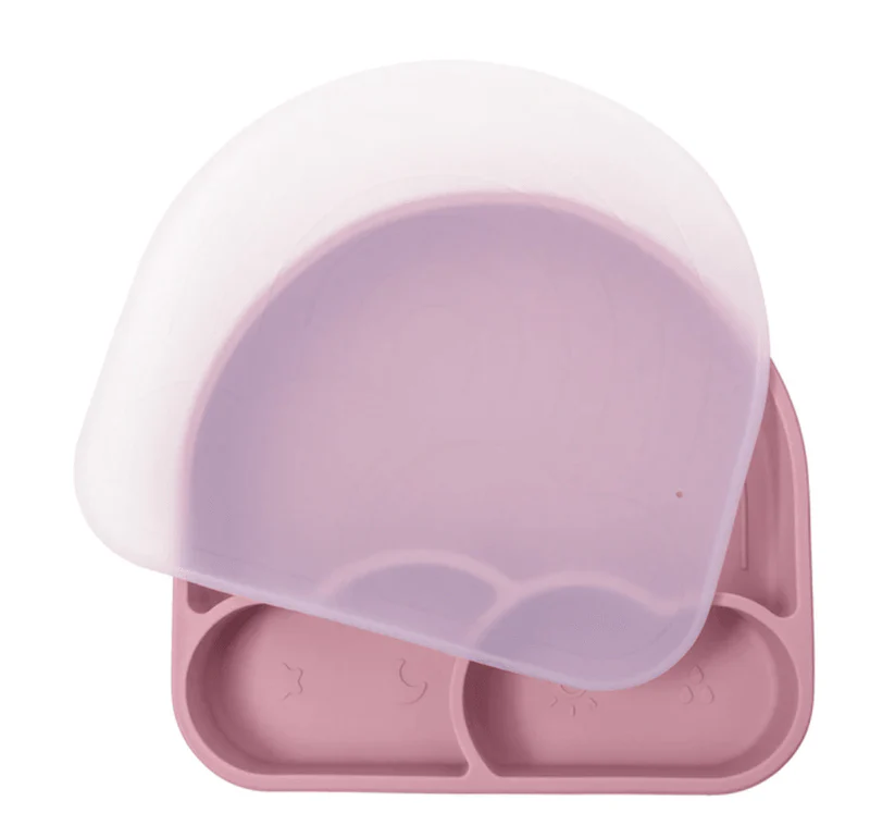 Assiette Silicone avec Couvercle – Image 2