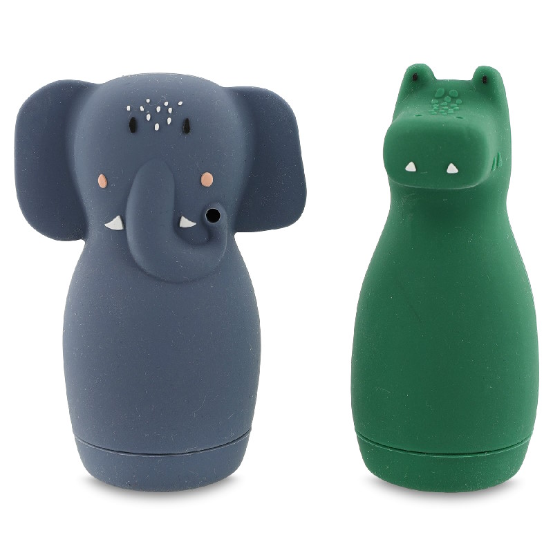 Jouet de bain aspergeur Mme Eléphant & Mr Crocodile – Trixie Baby