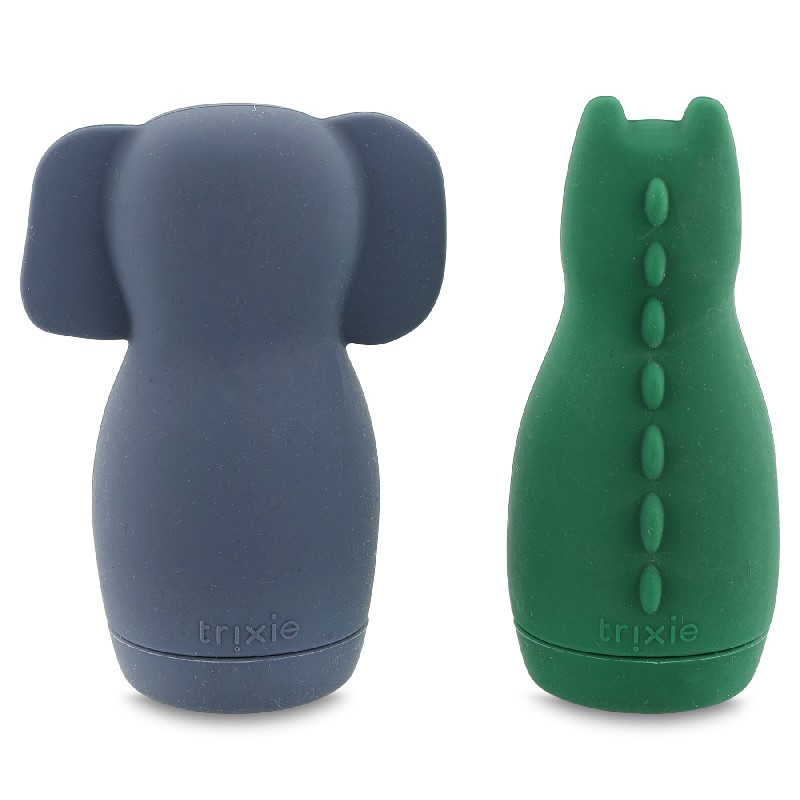 Jouet de bain aspergeur Mme Eléphant & Mr Crocodile – Trixie Baby – Image 2