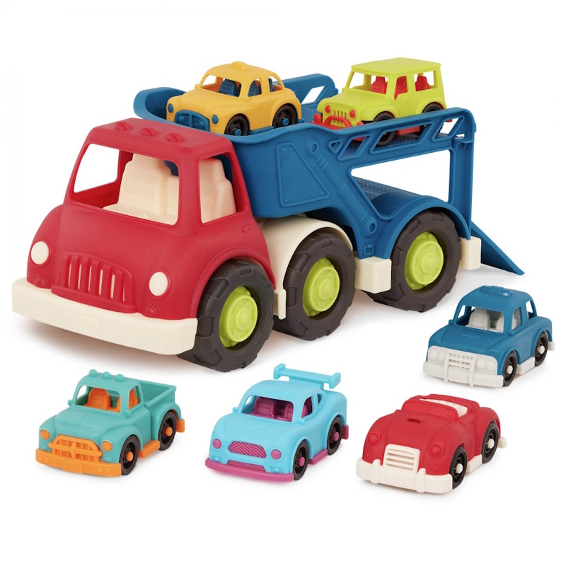 Camion porte Voitures et 6 véhicules – B-toys