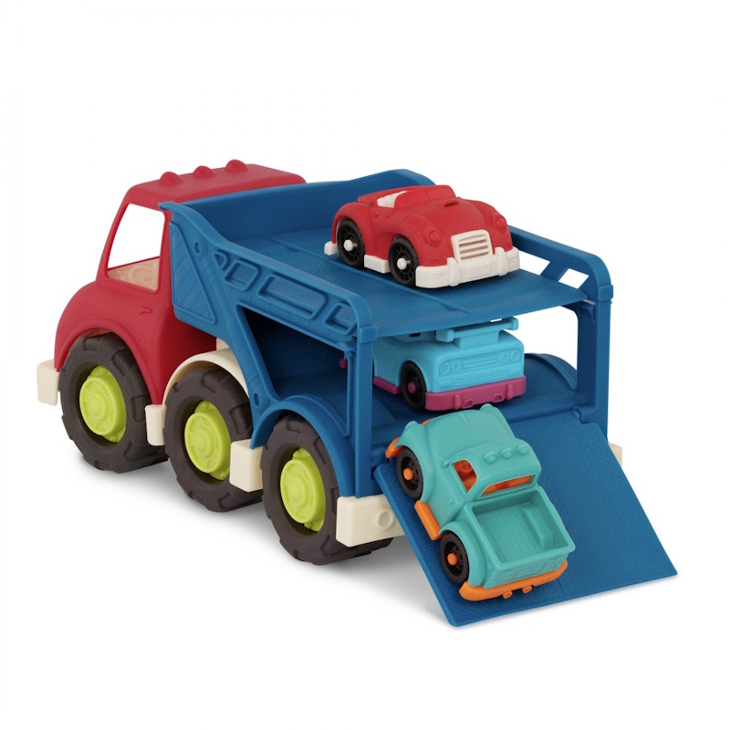 Camion porte Voitures et 6 véhicules – B-toys – Image 2
