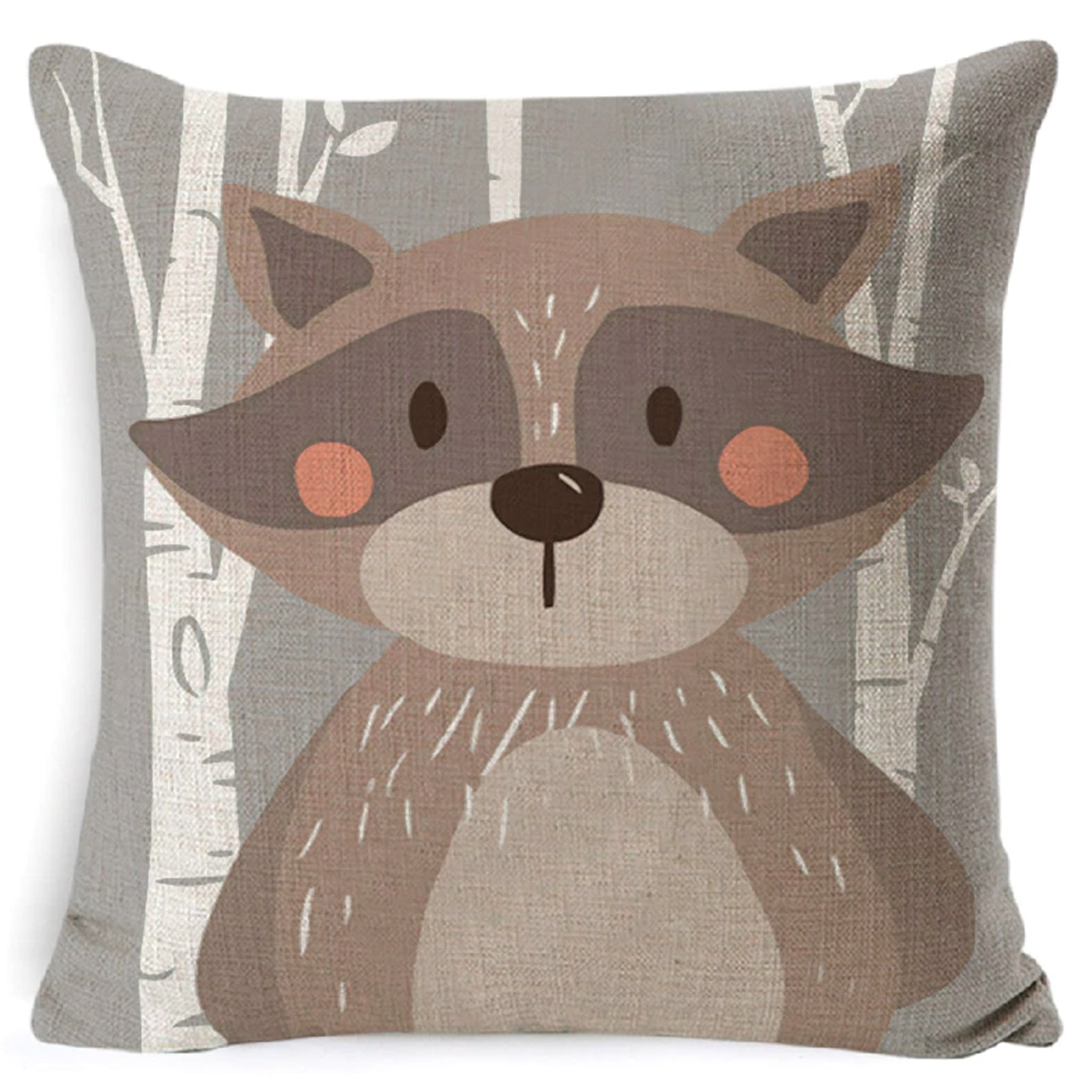 Housse de coussin – Raton Laveur