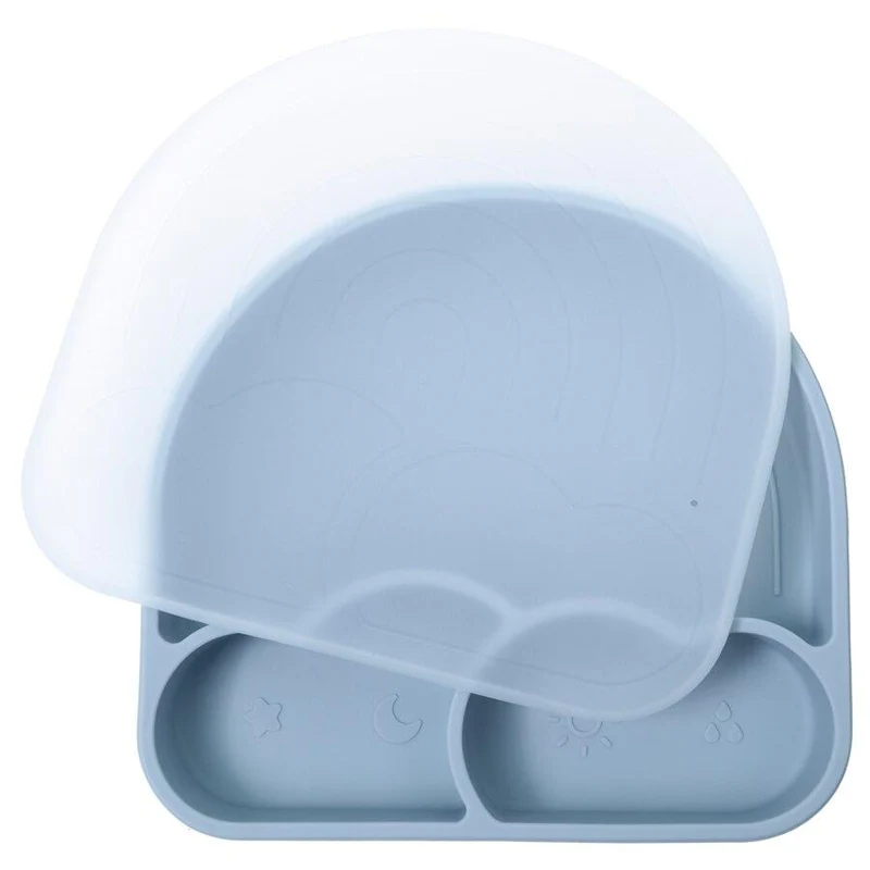 Assiette Silicone avec Couvercle – Image 4