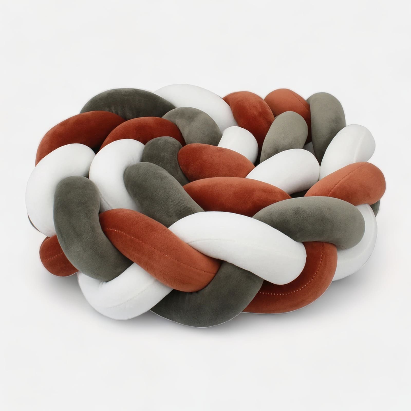 Tresse de Lit Gris – Marron