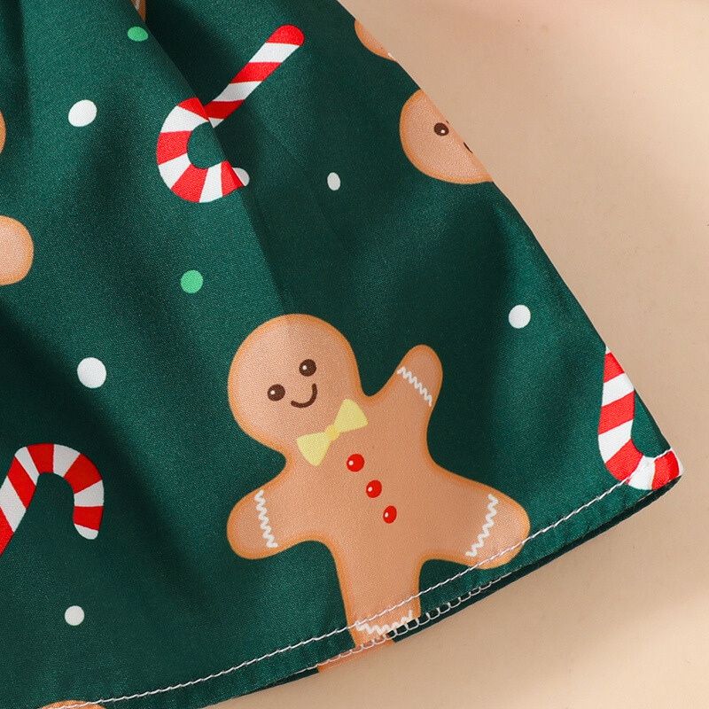 Tenue De Noël Bébé Pain d’Épice Pour Fille – Image 3
