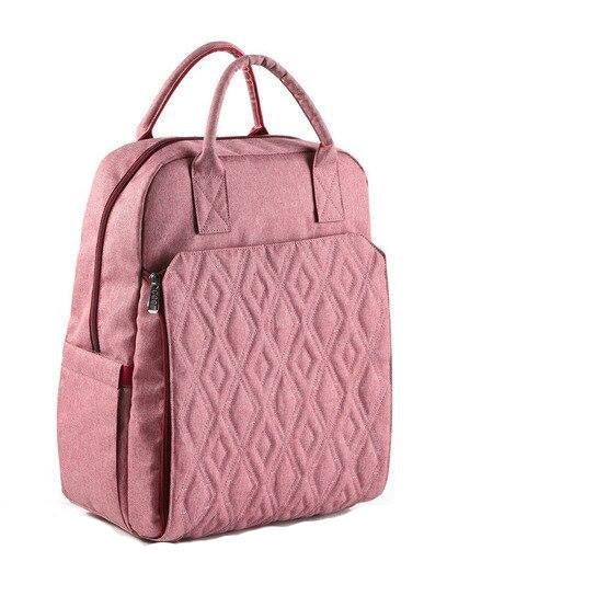 Sac à langer avec matelas intégré (Rose)