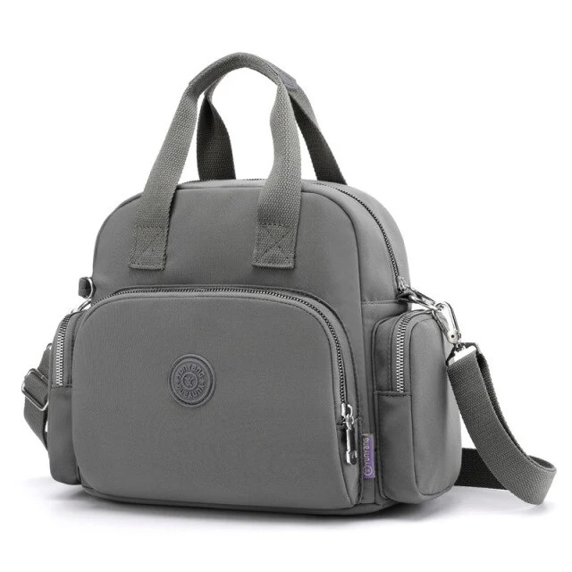 Petit sac à langer rigide (gris)