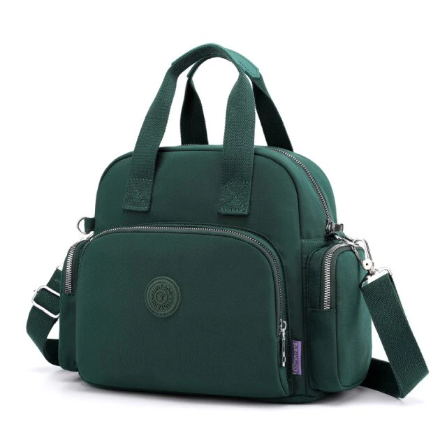 Petit sac à langer rigide (vert foncé)