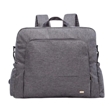 Sac à langer jumeaux grande capacité (gris souris)