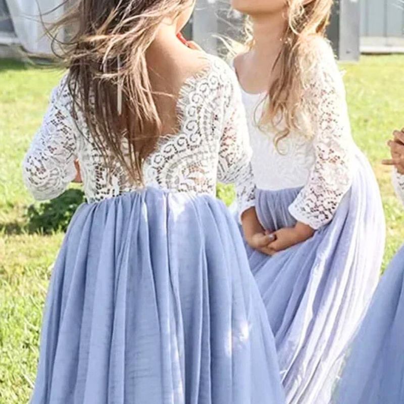 Élégante Robe De Cérémonie & Mariage Fille – Image 7
