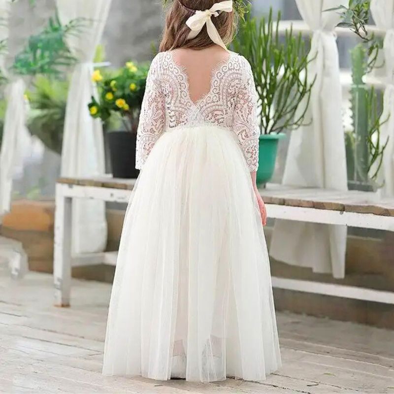Élégante Robe De Cérémonie & Mariage Fille – Image 4